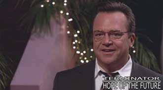 Terminator/The Kid & I reference