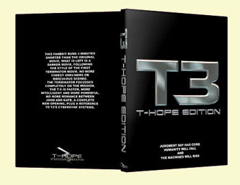 Terminator 3 T-HOPE Edition DVD Cover - Limited Edition