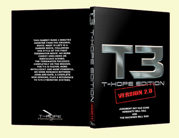 Terminator 3 T-HOPE Edition Version 2.0 PAL DVD Cover - Limited Edition